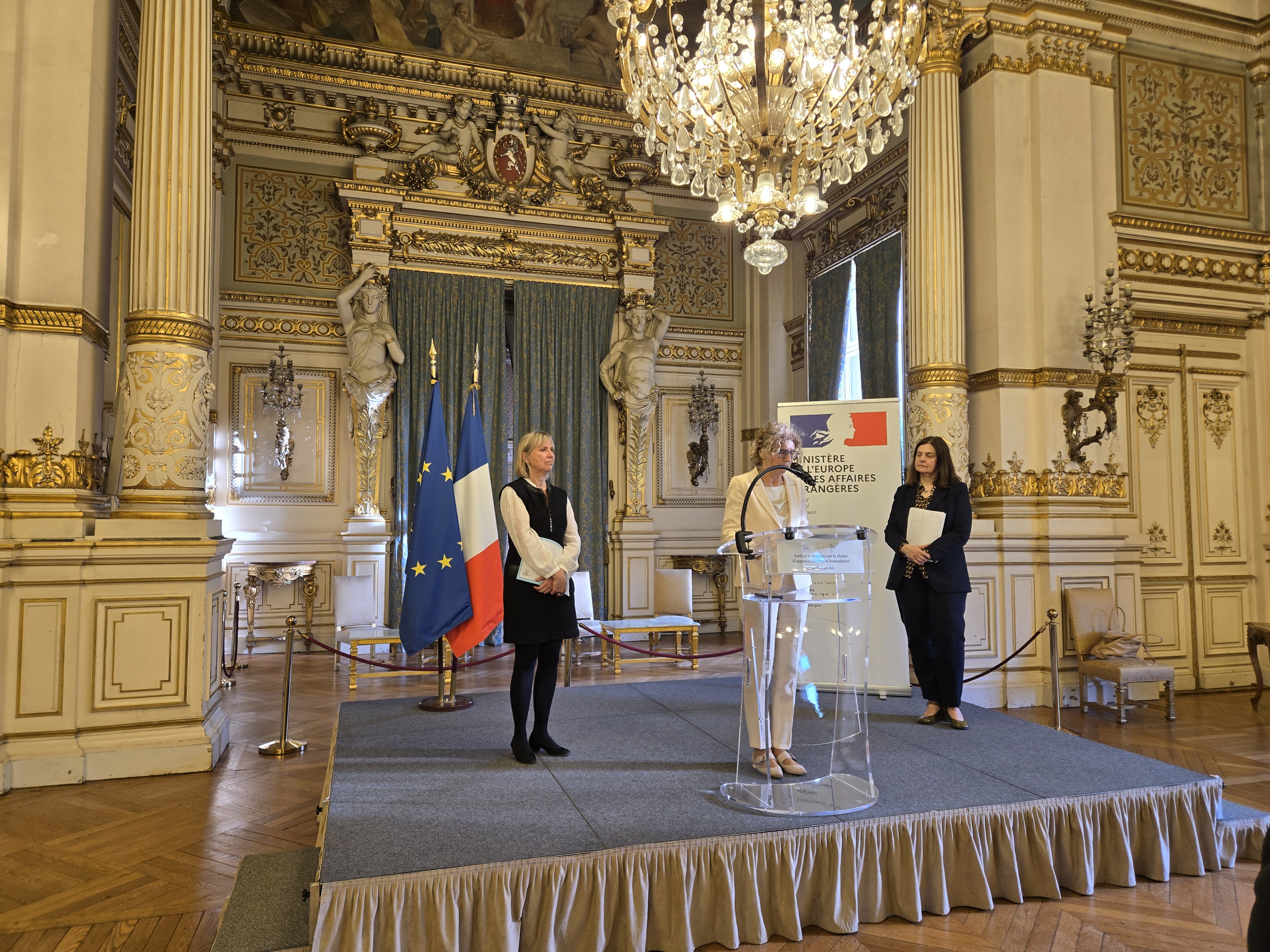 DG ECHO Director Michela Matuella at the opening ceremony